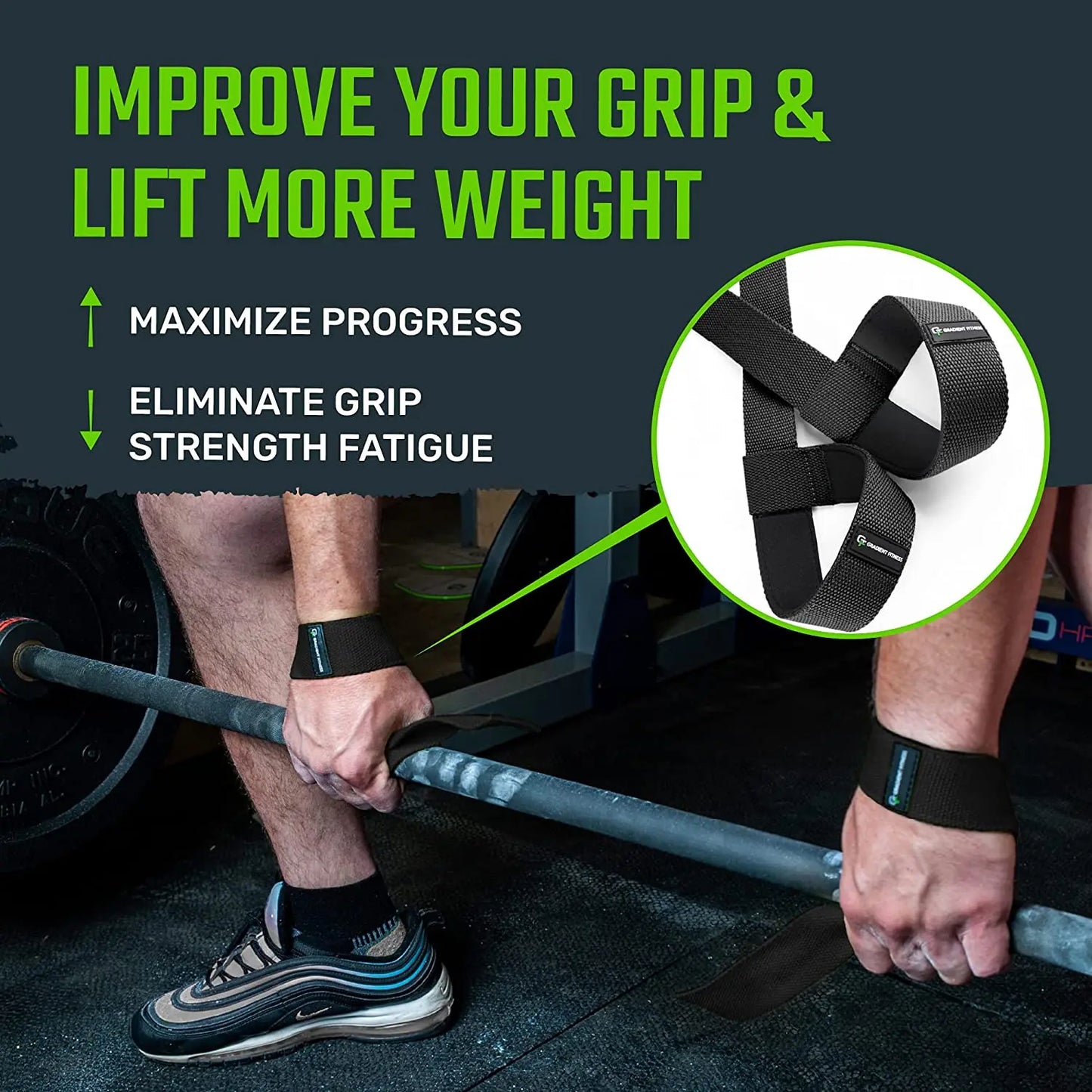 Padded Weightlifting Wrist Straps