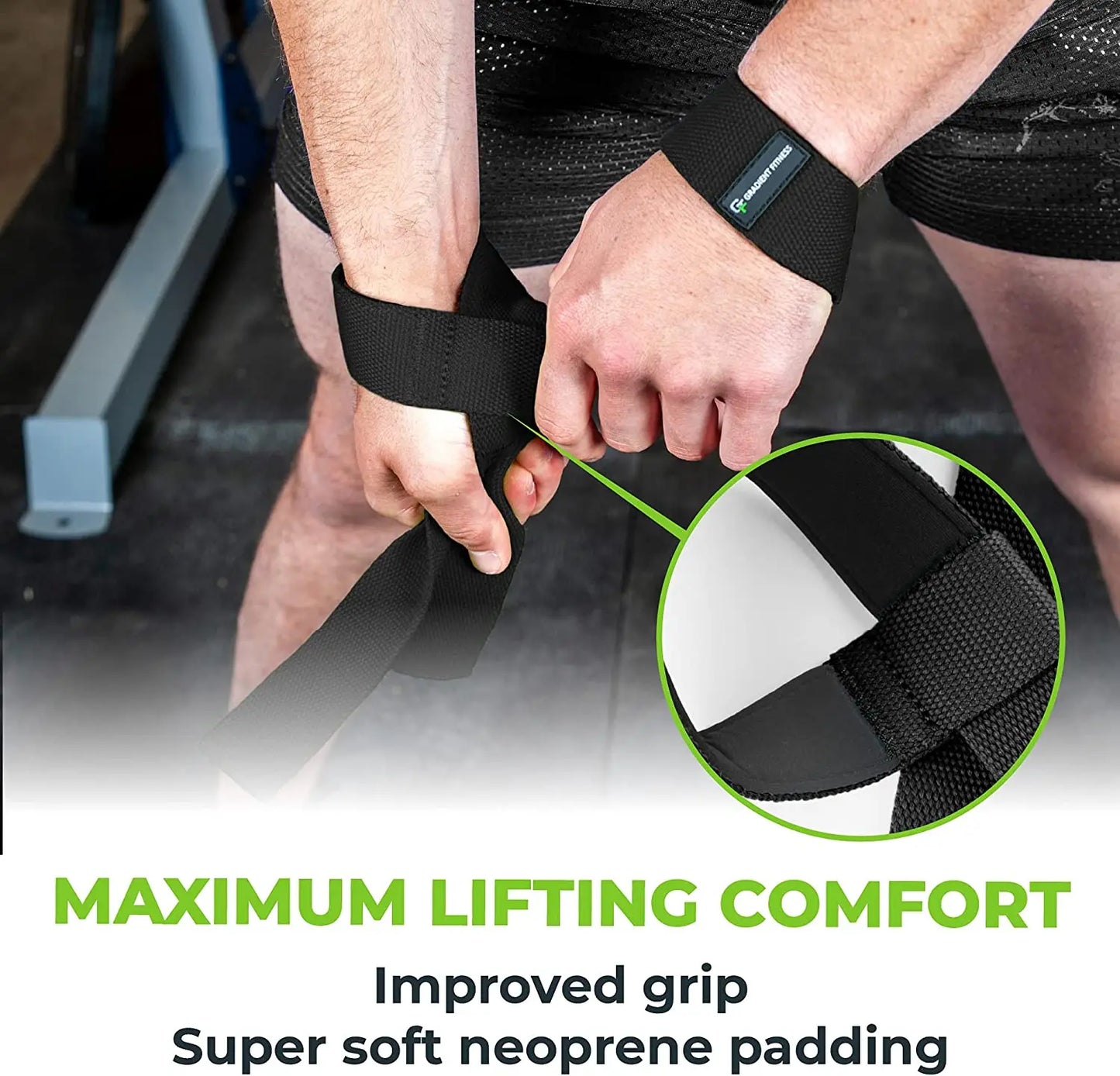 Padded Weightlifting Wrist Straps