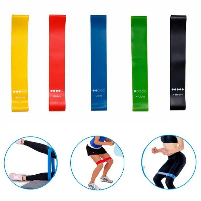 5Pc Yoga Resistance Bands
