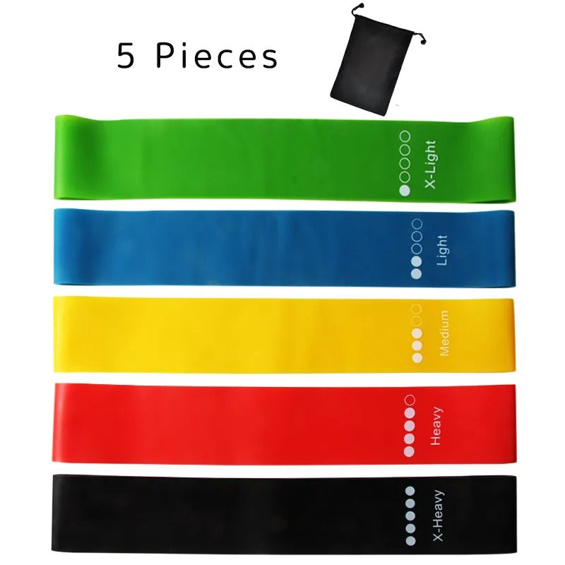 5Pc Yoga Resistance Bands