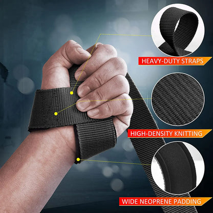 Padded Weightlifting Wrist Straps